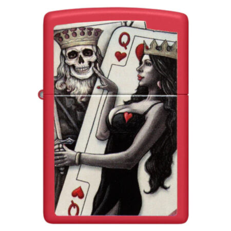 Skull King Queen Beauty #48624 By Zippo