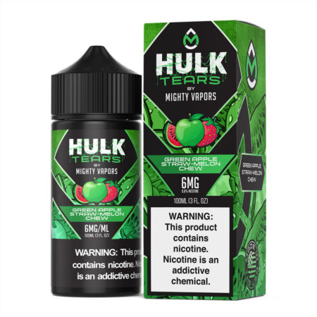 Green Apple Straw-Melon Chew By Mighty Vapors