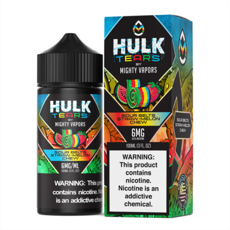Sour Belts Straw-Melon Chew By Mighty Vapors