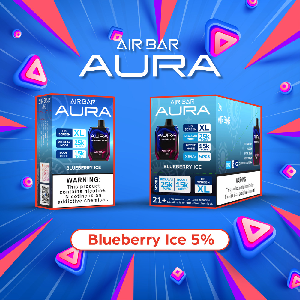 Air Bar Aura 25,000 Puffs 5pk VAPE.IO